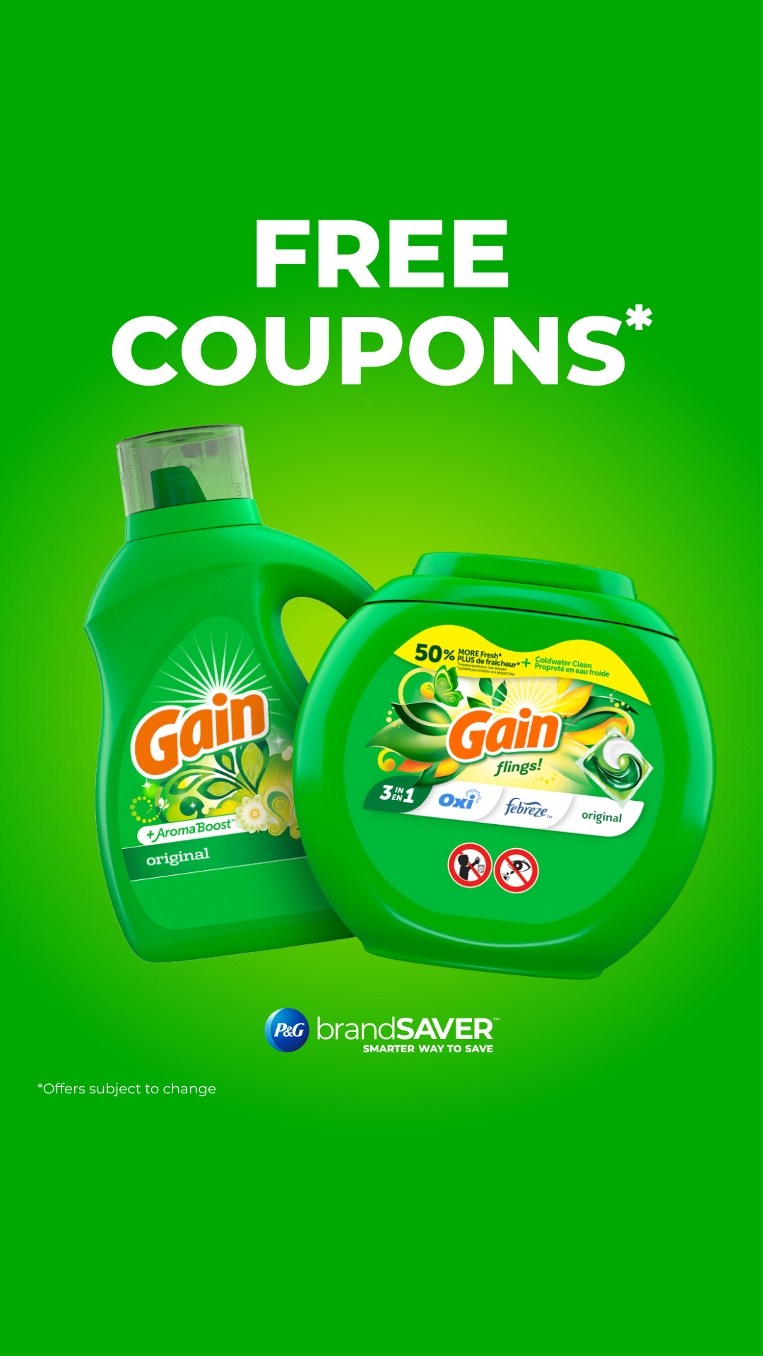 P&G Good Everyday Facebook ad