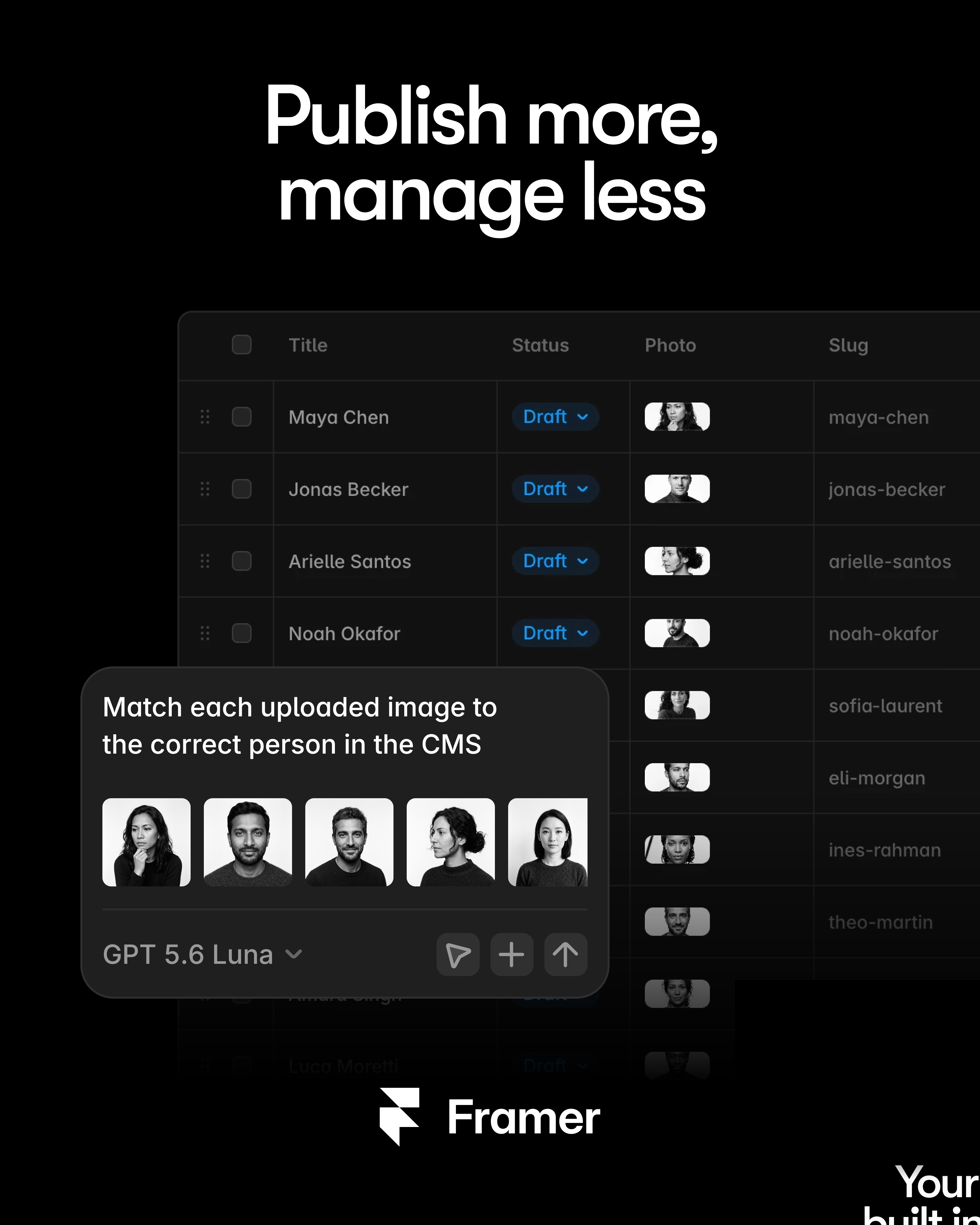 Framer Facebook ad