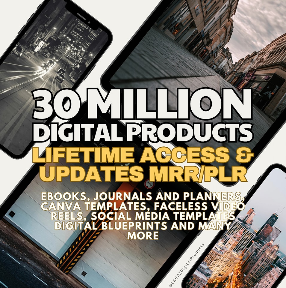 DigiLaudz Facebook ad: DIGITAL PRODUCT BUNDLE