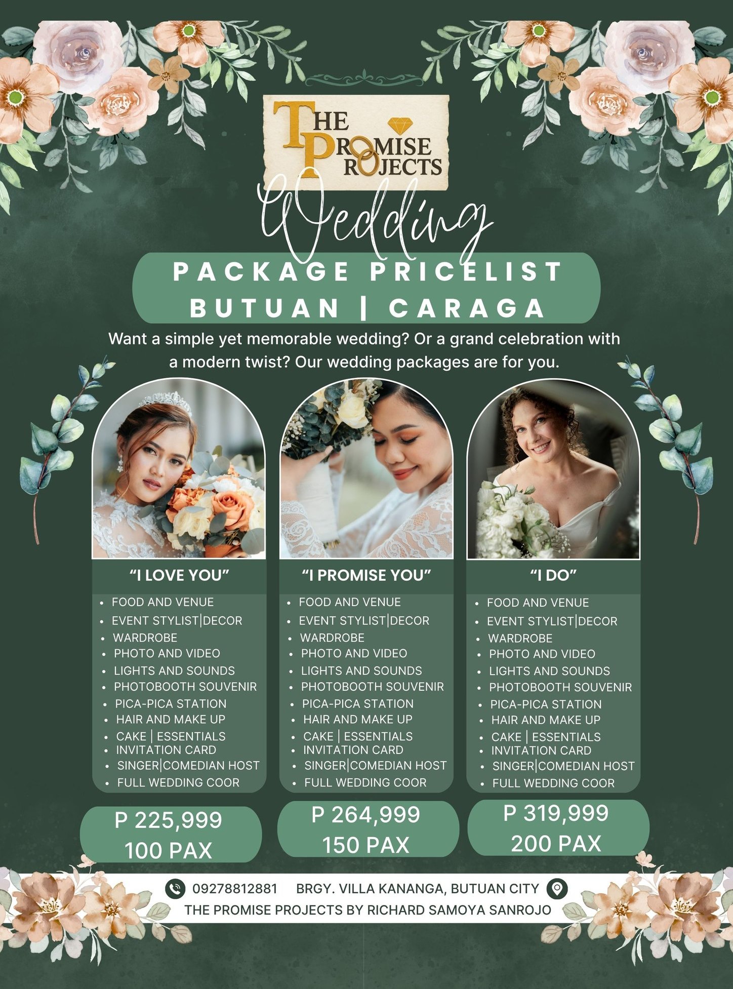 The Promise Projects Facebook ad: Your Promise Dream Wedding Starts with The Promise…