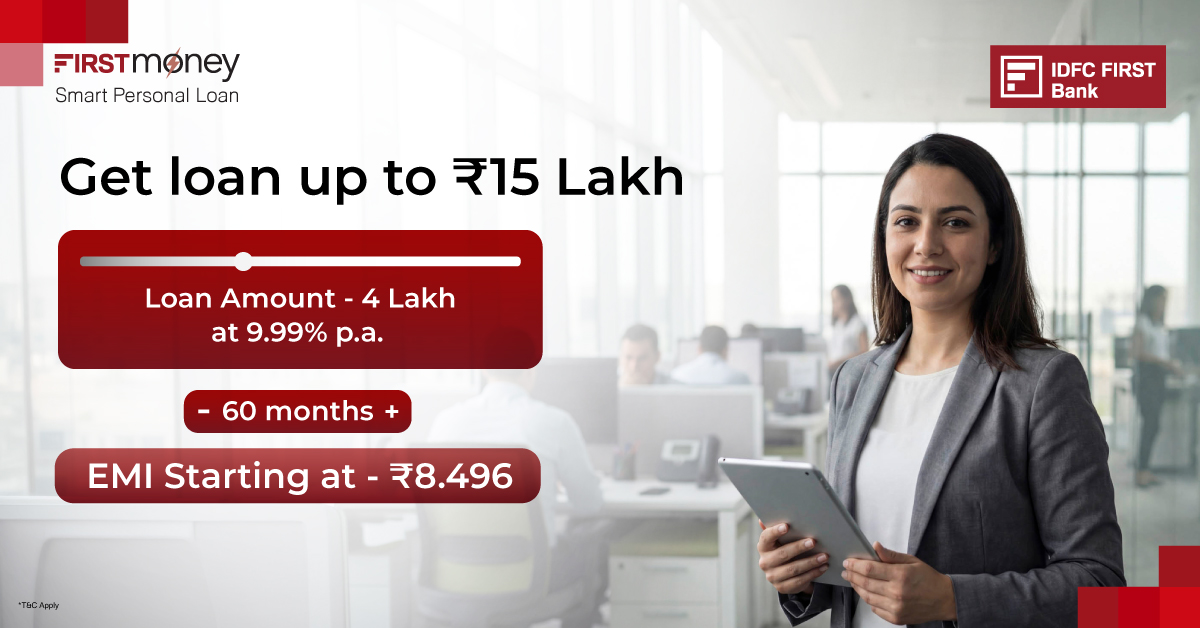 IDFC FIRST Bank Facebook ad