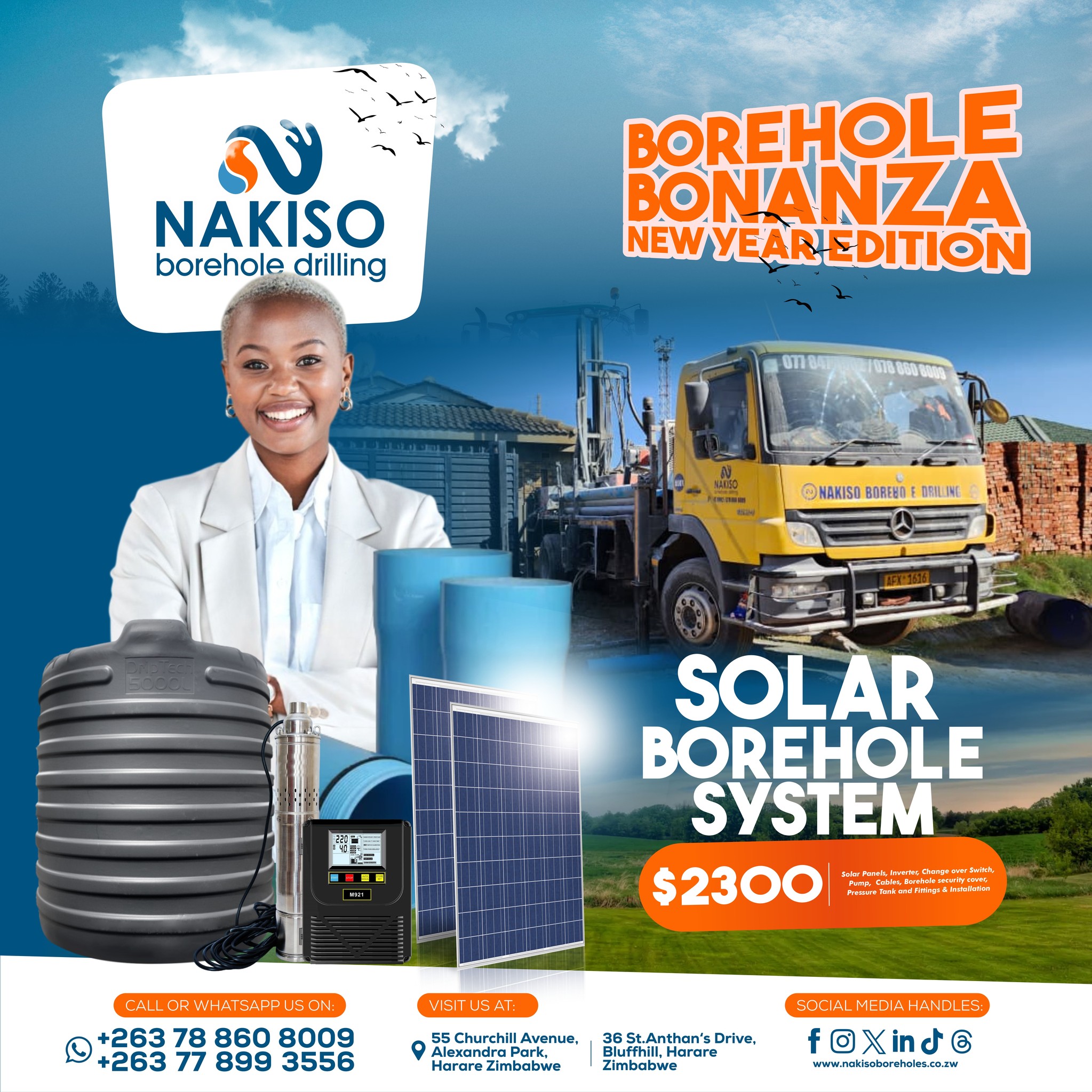 Nakiso Borehole Drilling Facebook ad