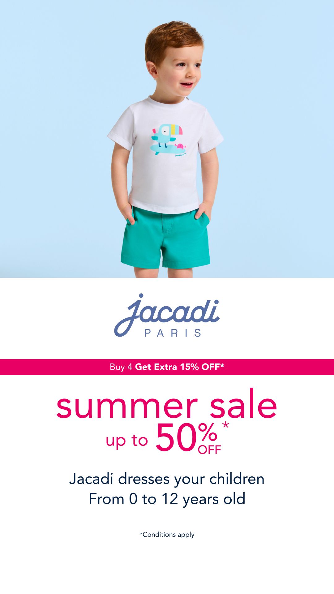 Jacadi Facebook ad