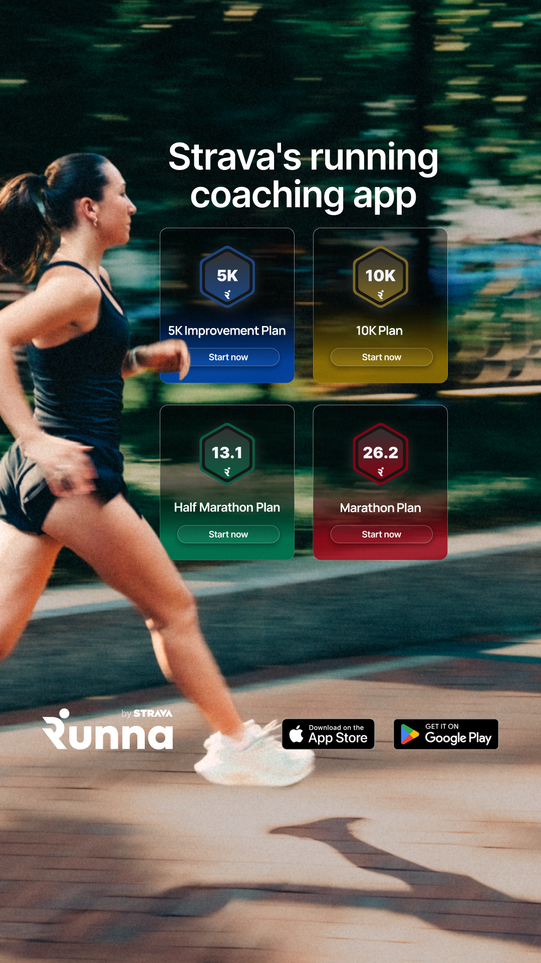 runna Facebook ad