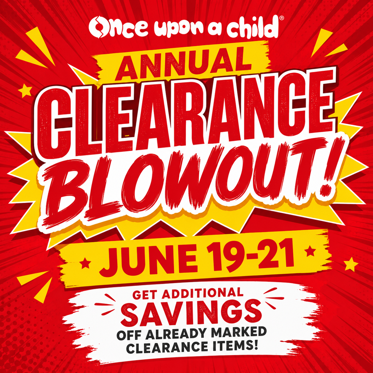 Once Upon A Child - Maple Grove Facebook ad: Shop Today!
