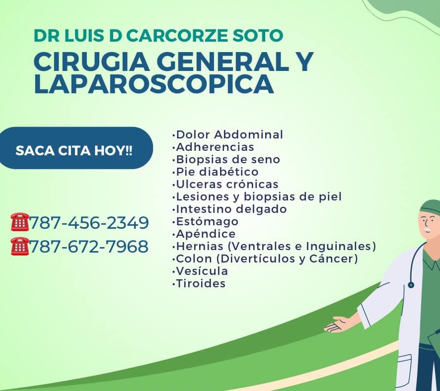 Dr. Luis D. Carcorze, Cirujano General y Laparoscopico Facebook ad