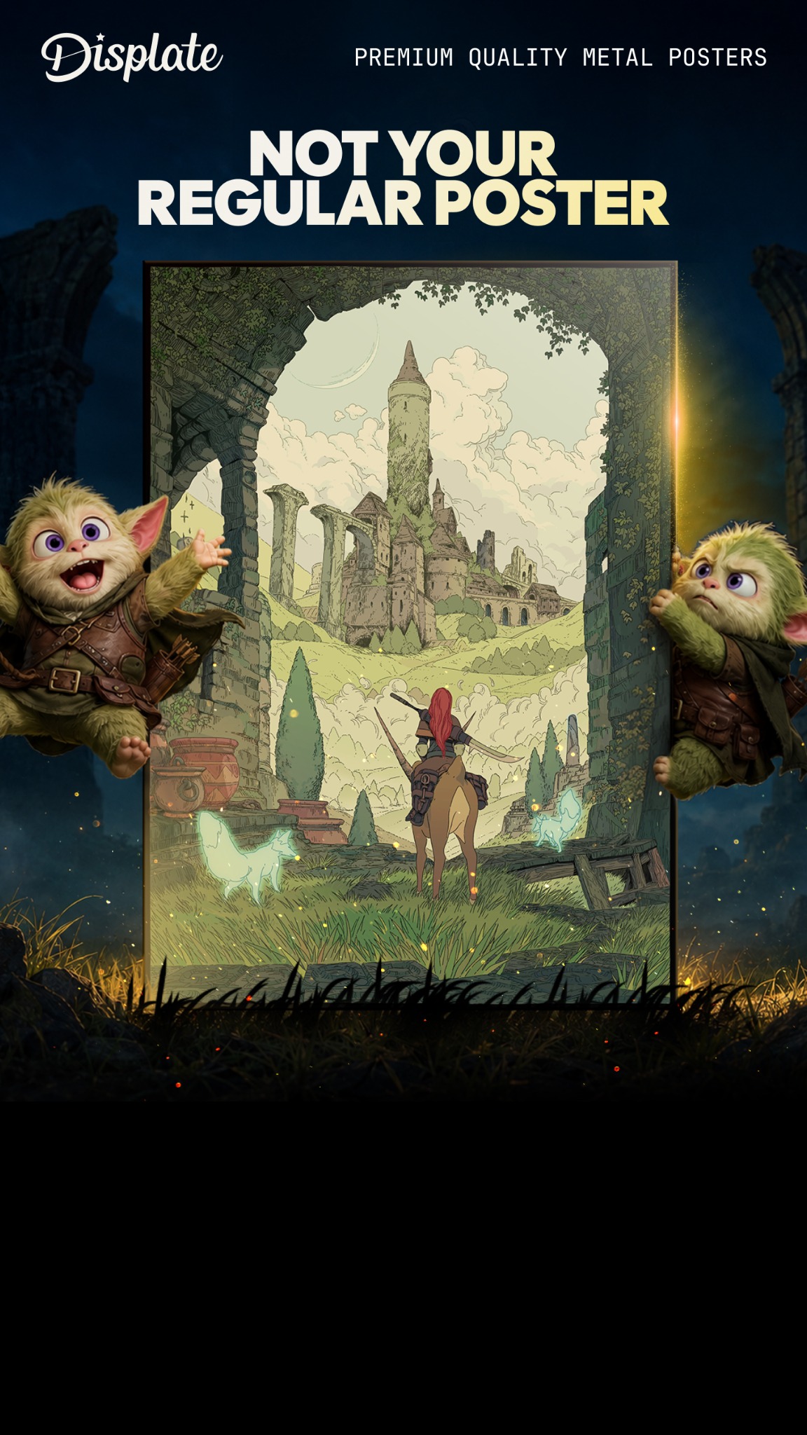 Displate Facebook ad