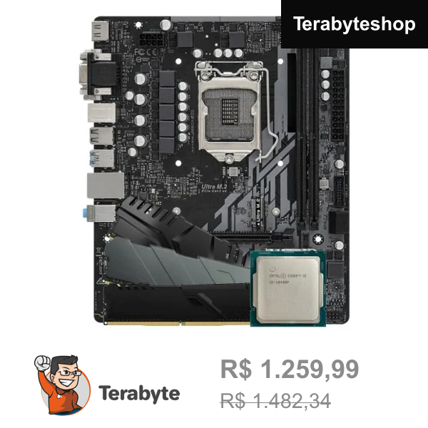 Terabyteshop Facebook ad: Ofertas em Hardware e Periféricos, tudo em até…
