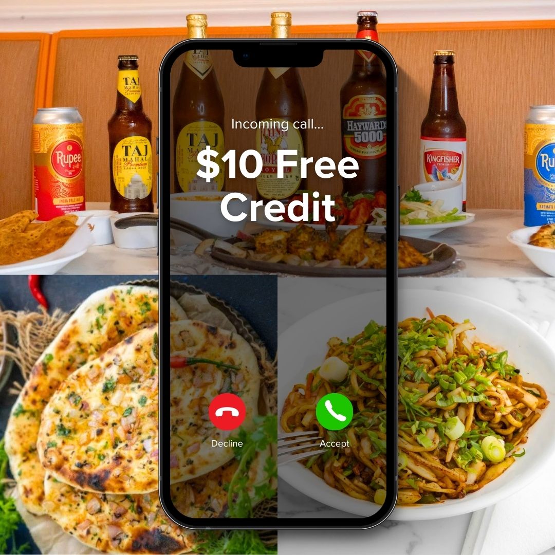 Mantra Indian Cuisine Facebook ad: Get $10 On Us This Week!