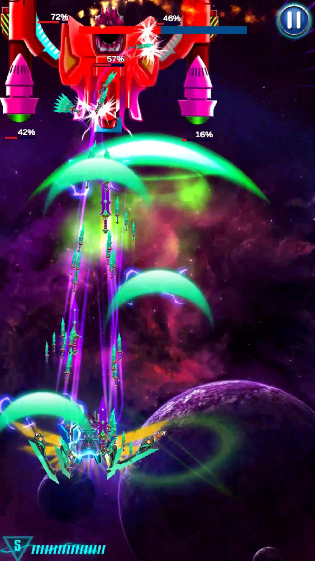 Galaxy Attack: Alien Shooter Facebook ad: Classic Shoot 'Em Up Game!