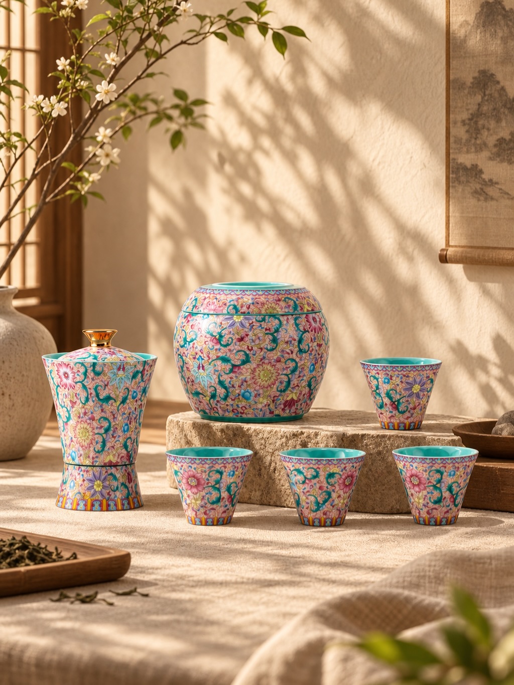 Blissful Reserve Facebook ad: In 1696, Emperor Kangxi’s passion for porcelain was…