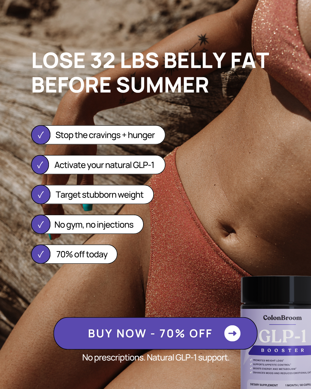 Nicole Hart Facebook ad: Skip The Injection, 70% OFF