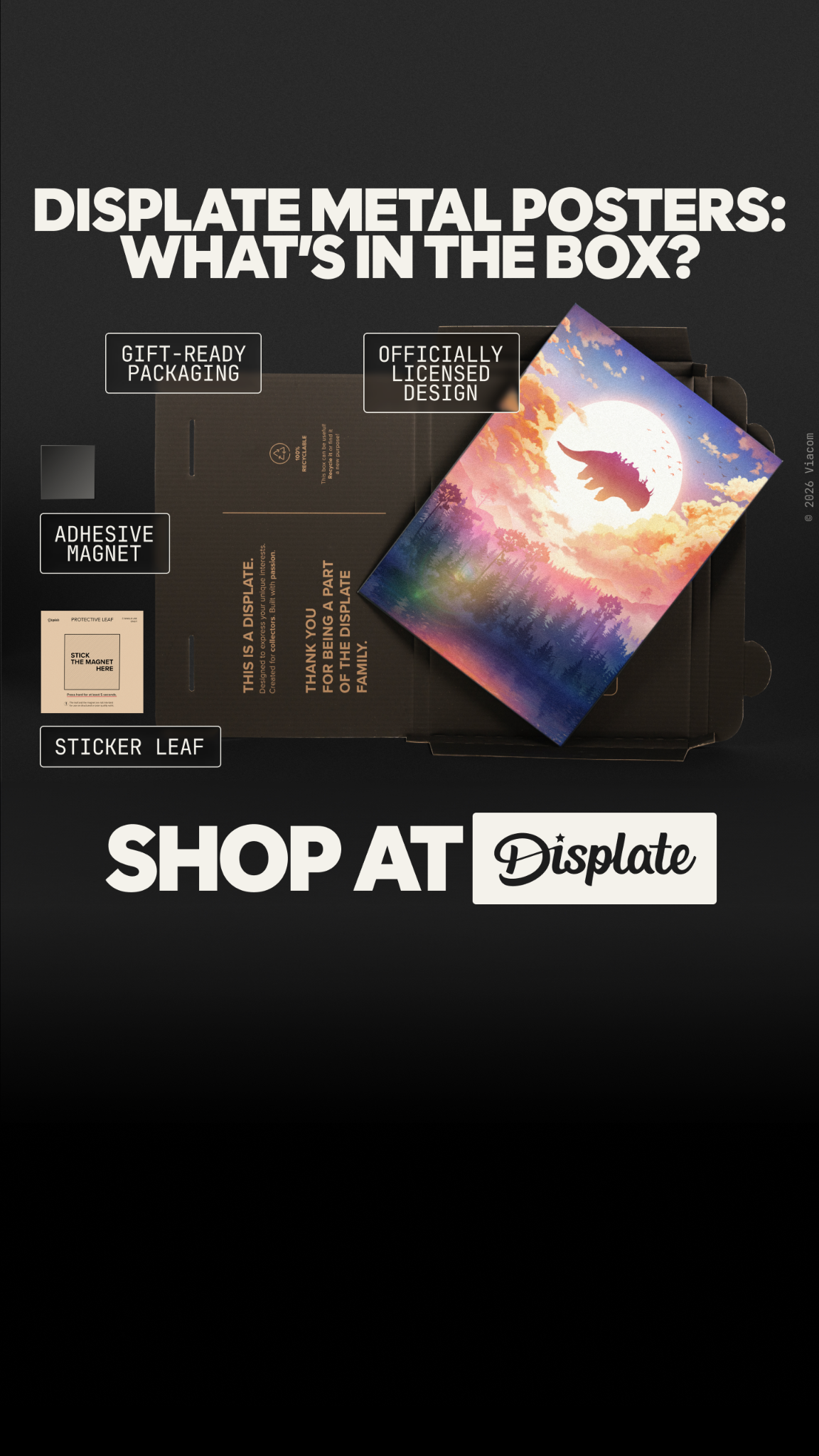 Displate Facebook ad