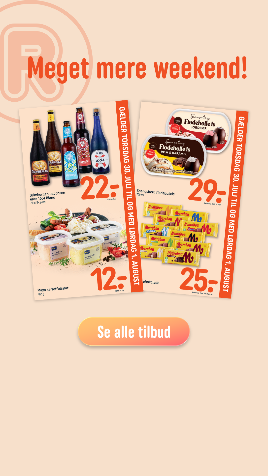 REMA 1000 Danmark Facebook ad from Jul 30, 2026