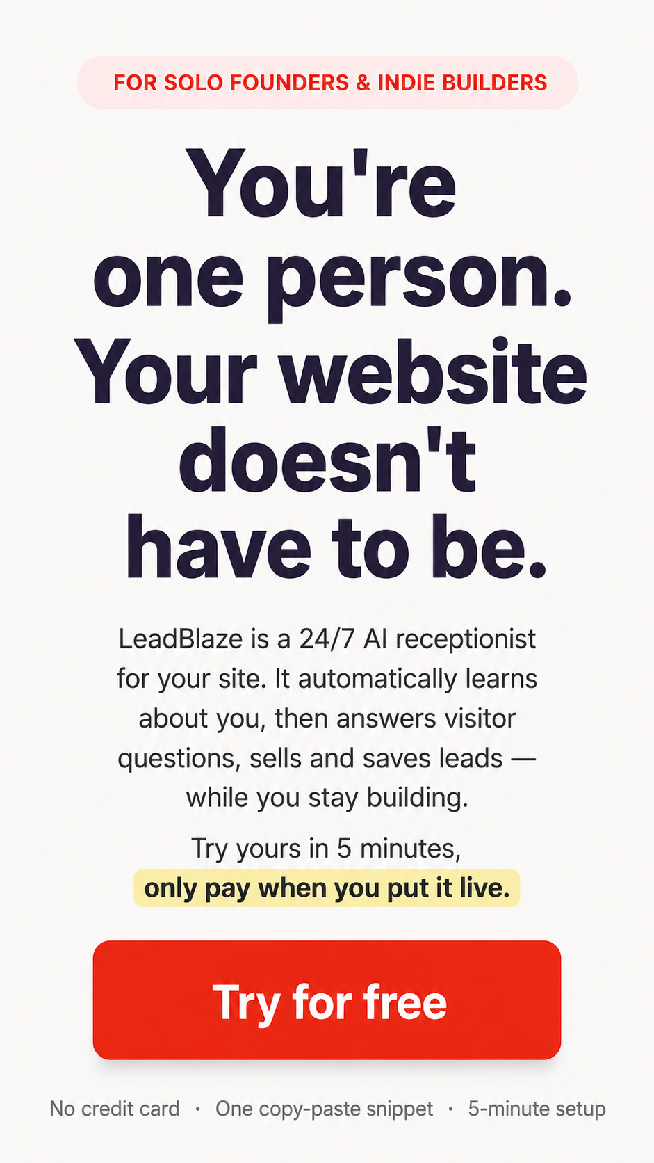 LeadBlaze Facebook ad from Jun 26, 2026
