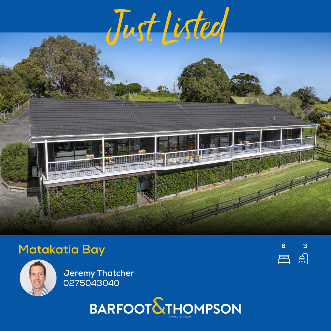 Barfoot & Thompson Whangaparaoa Facebook ad: Curious about the property?
