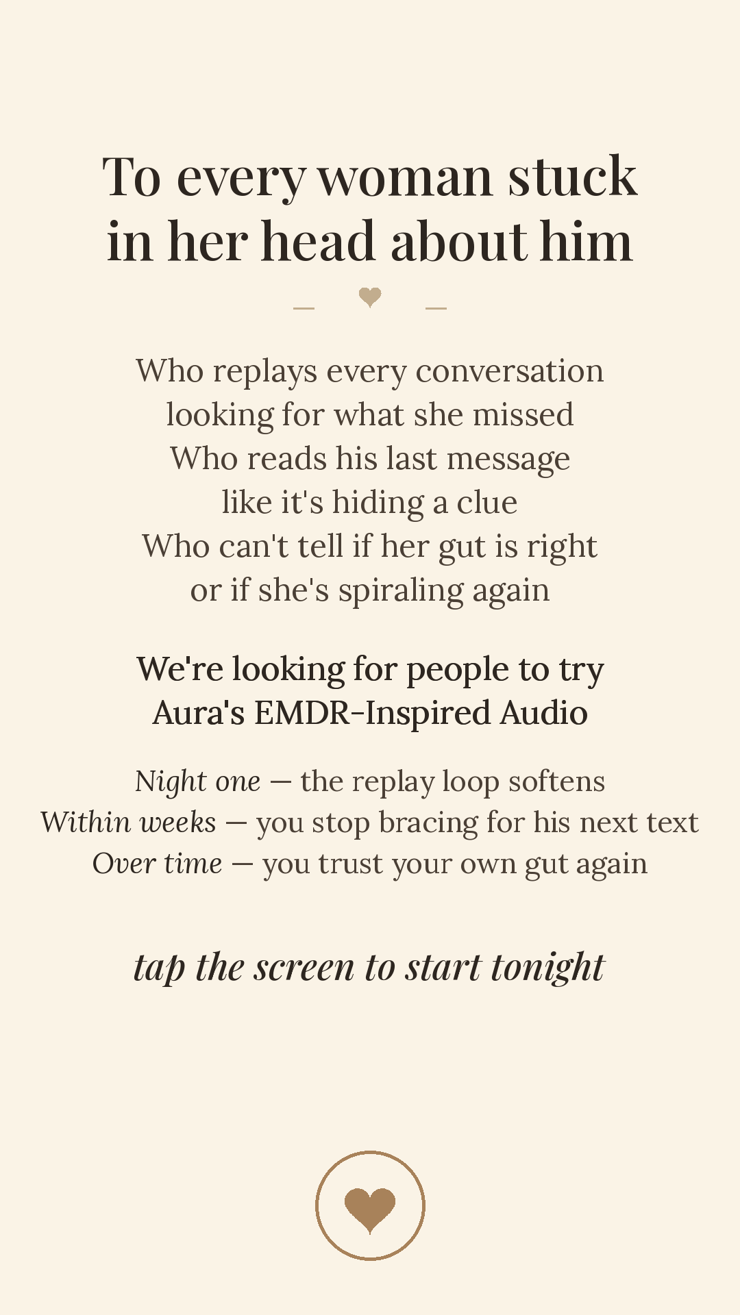 Aura: Find peace every day Facebook ad