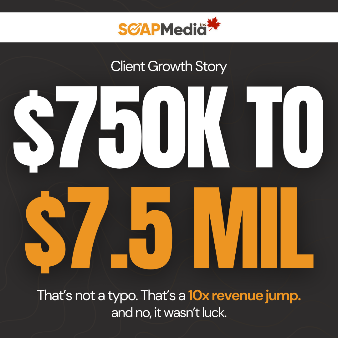 SOAP Media Facebook ad: Join our 200+ satisfied clients.