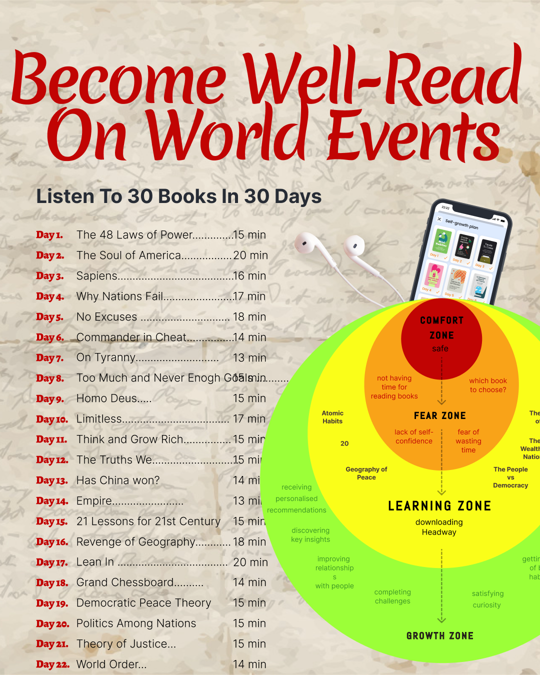 Headway App Facebook ad