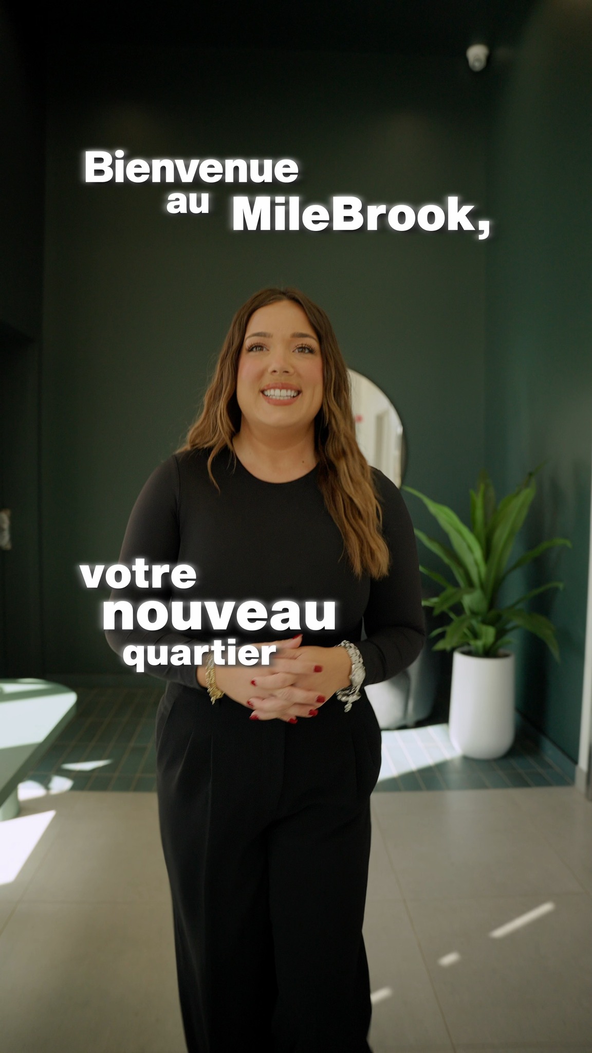 Le MileBrook Facebook ad: Bienvenue au MileBrook, votre nouveau quartier à…
