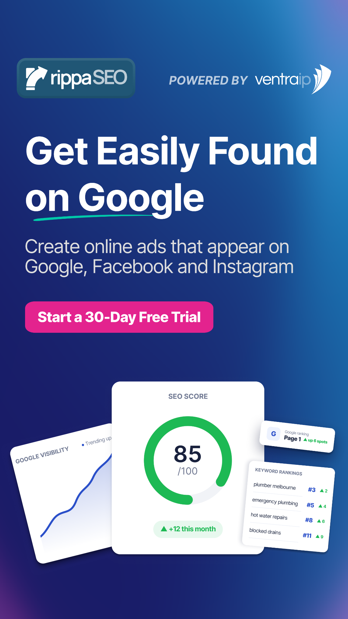 VentraIP Facebook ad