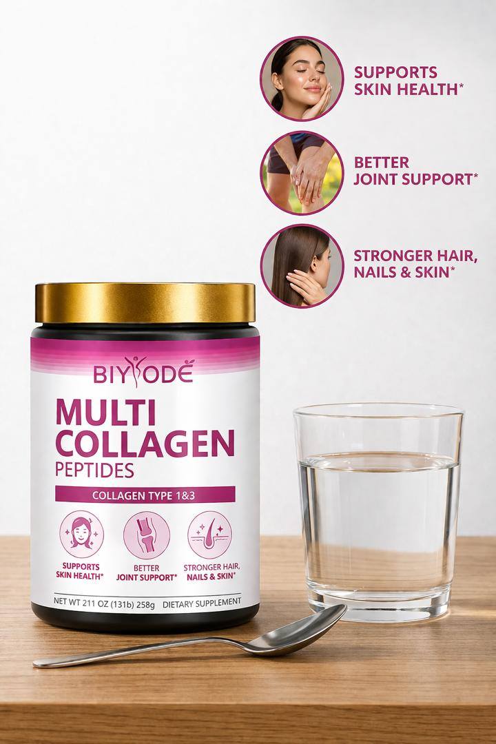 Hair vitamins Facebook ad: پودر کولاجین امریکای زیبای جلد.