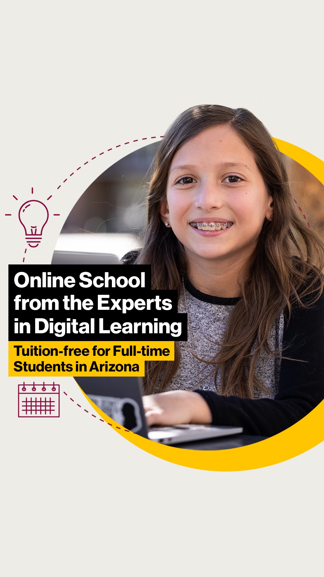 ASU Prep Digital Facebook ad