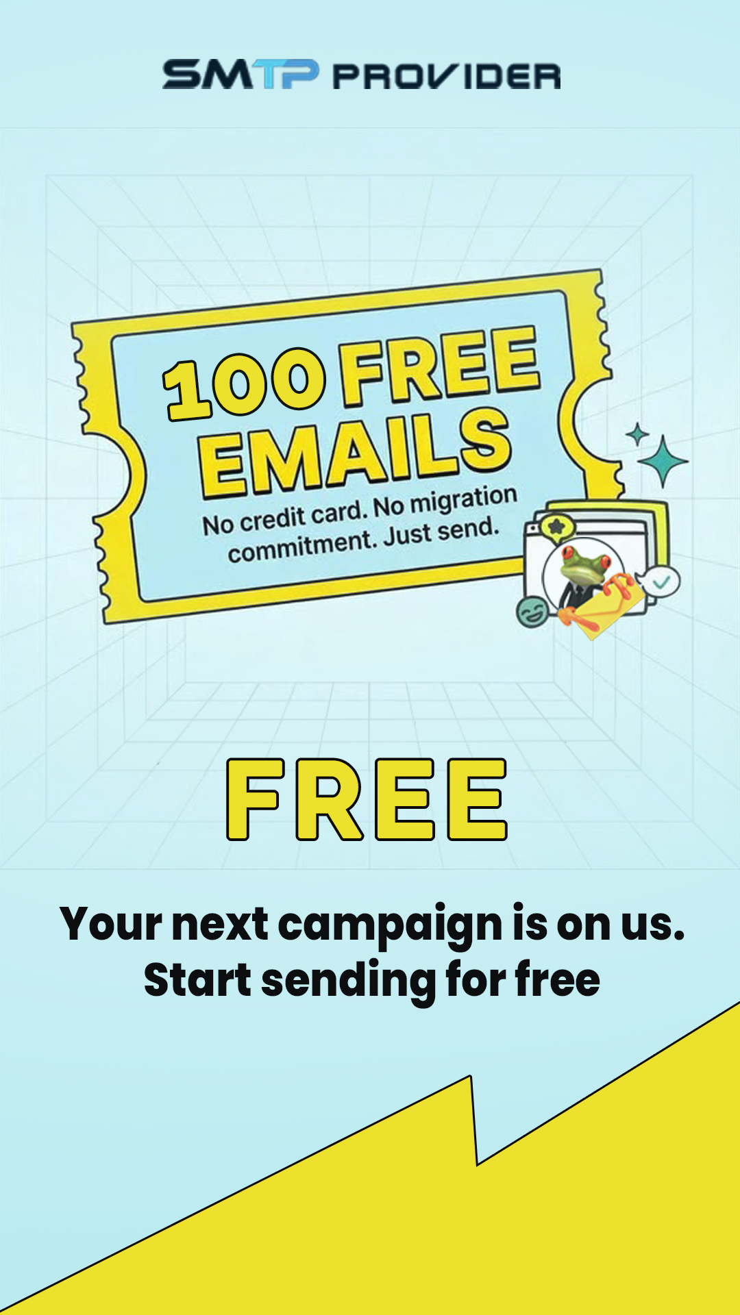 SMTP Provider Facebook ad: Need to send millions of emails without the…