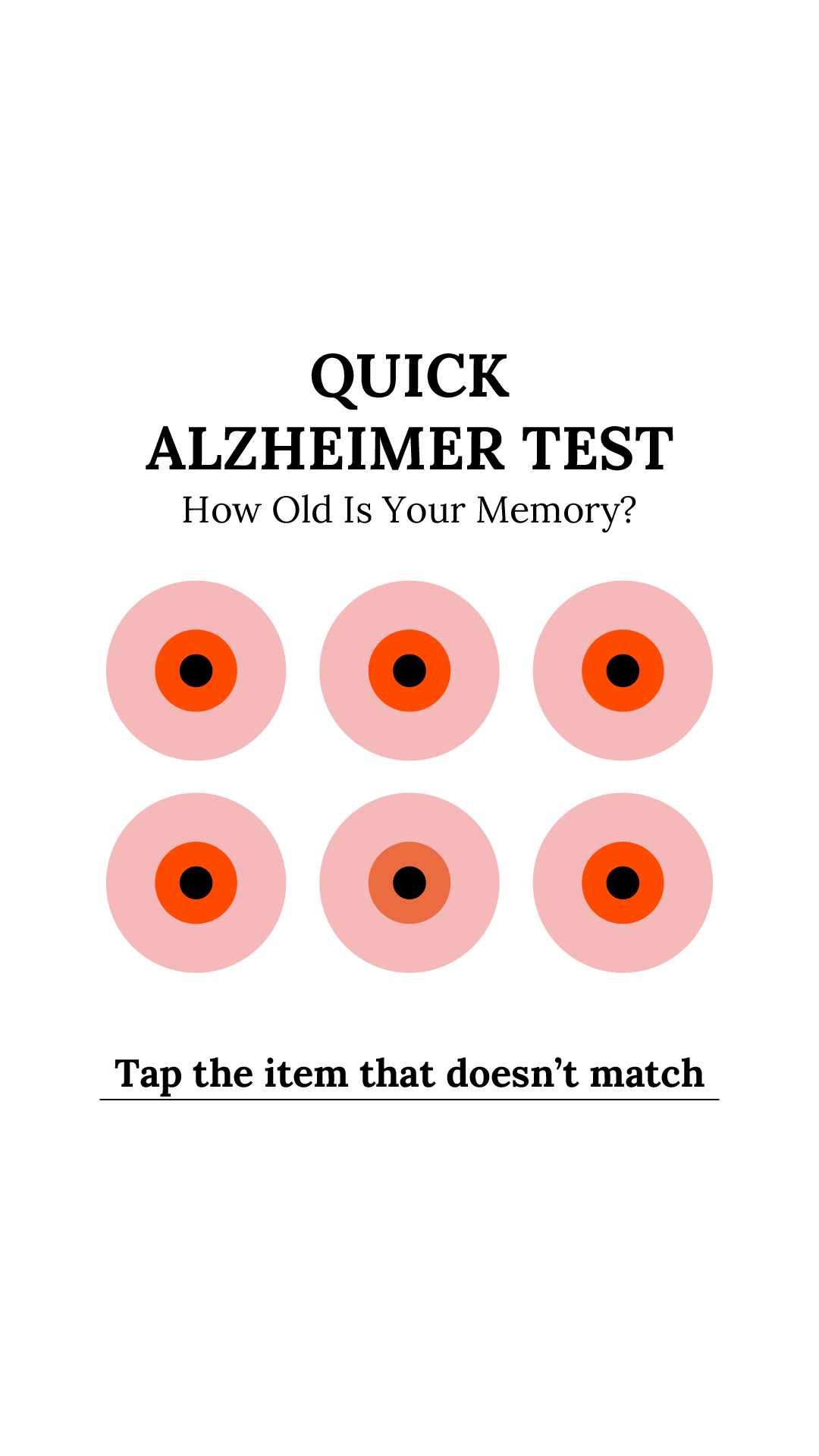 Brain Health Check Facebook ad