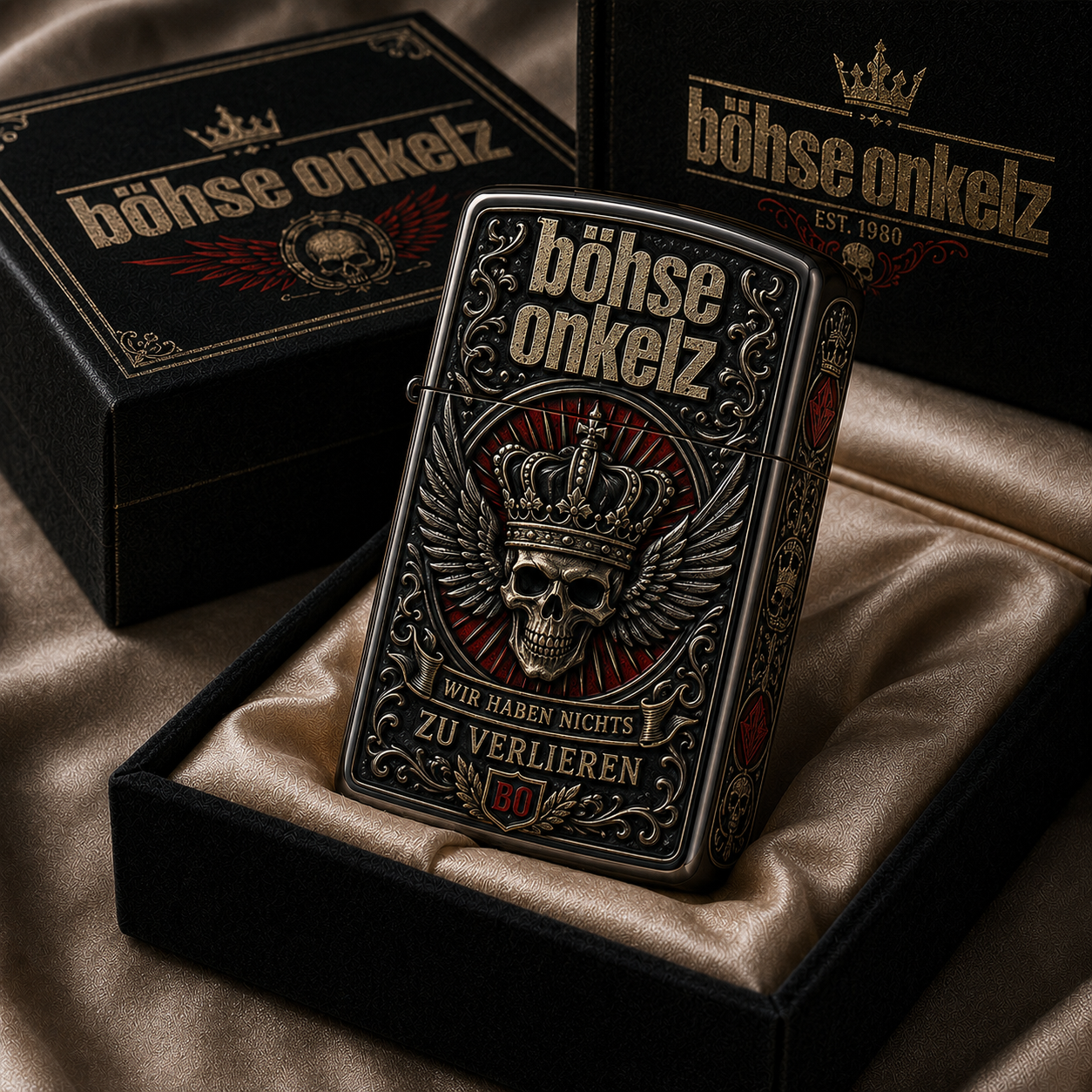 Music Fans Love Facebook ad: Premium BHOK Zippo Lighter V2 BOZL3071