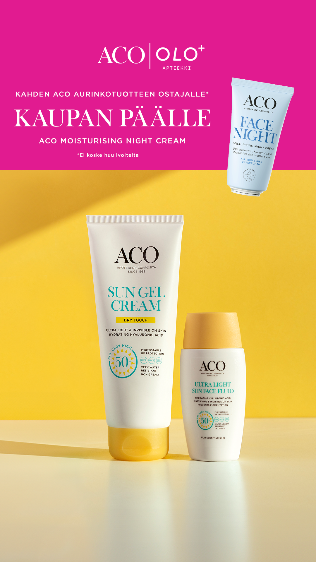 ACO Finland Facebook ad from Jun 2, 2026