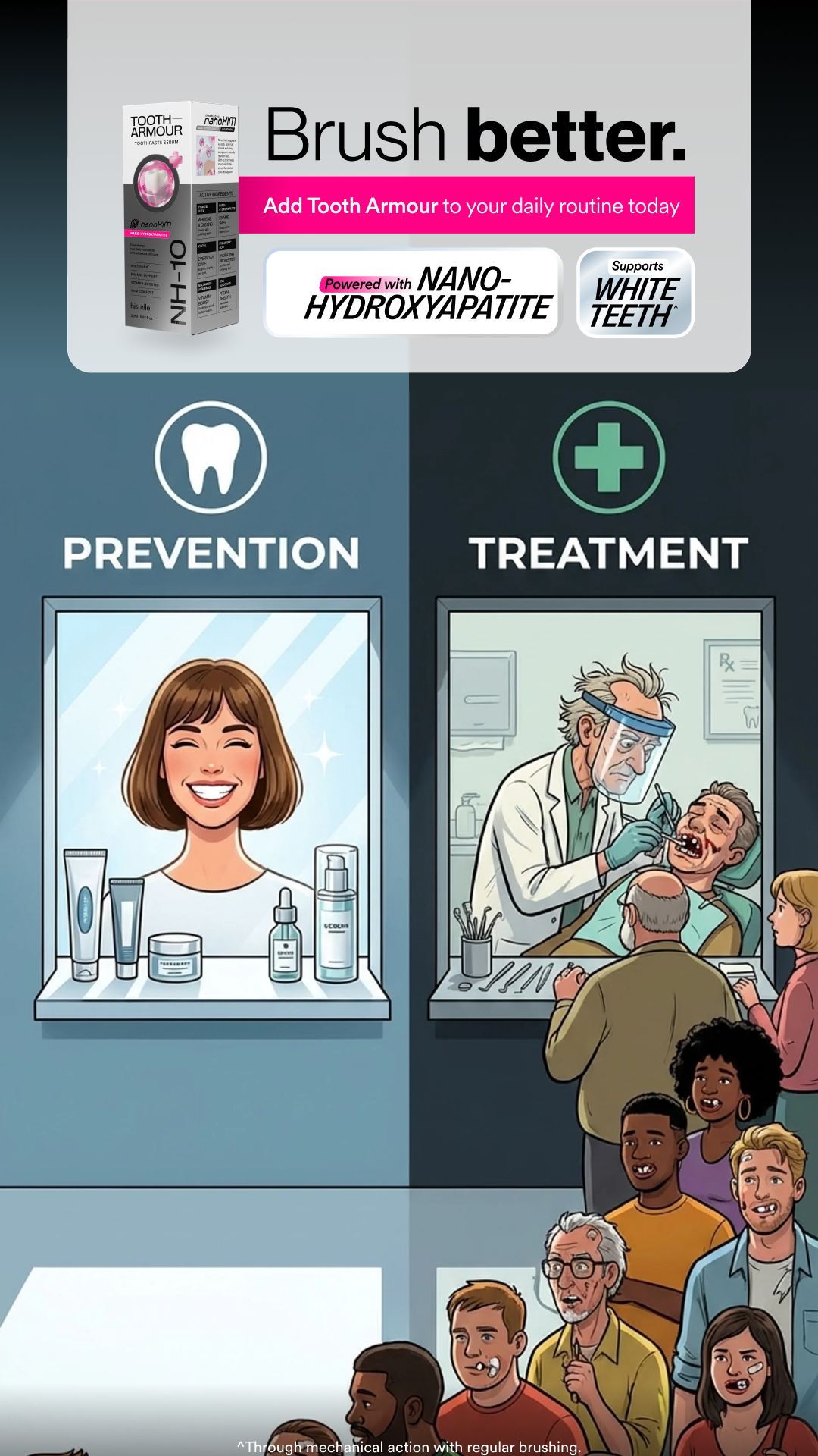 Hismile Facebook ad