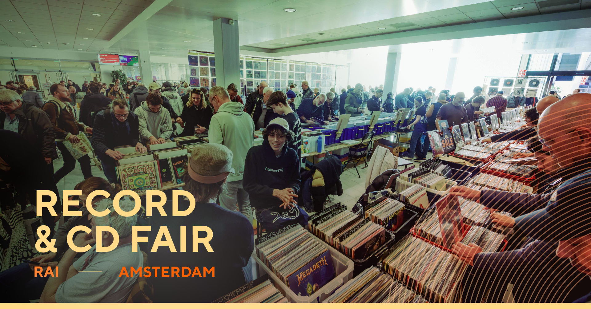 RecordPlanet Facebook ad: Record & CD Fair Amsterdam