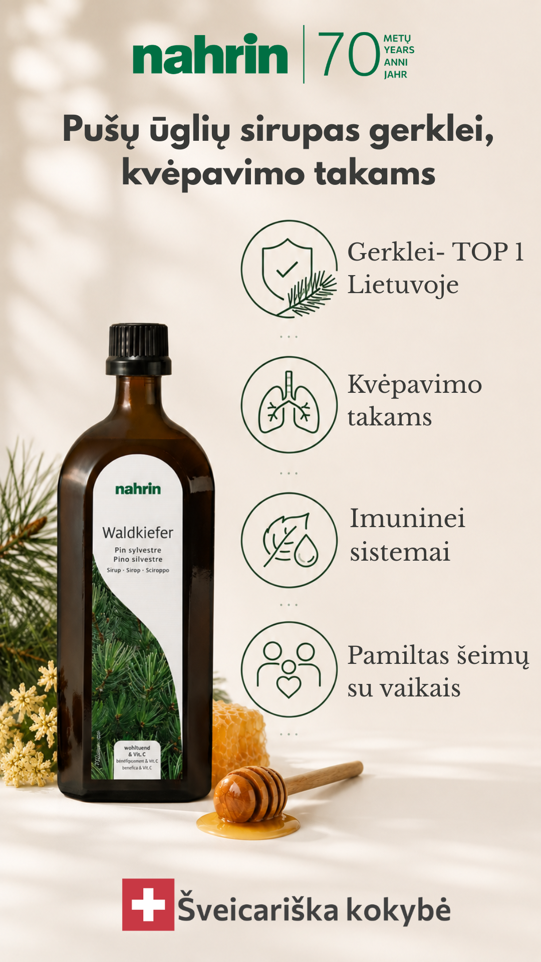 Swiss Nahrin Lietuva Facebook ad