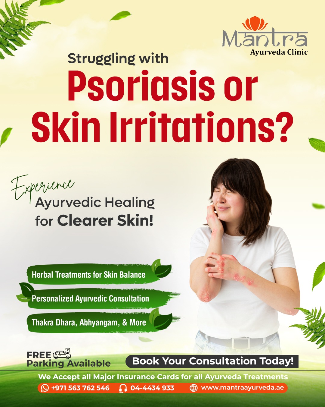 Mantra Ayurveda Clinic Facebook ad