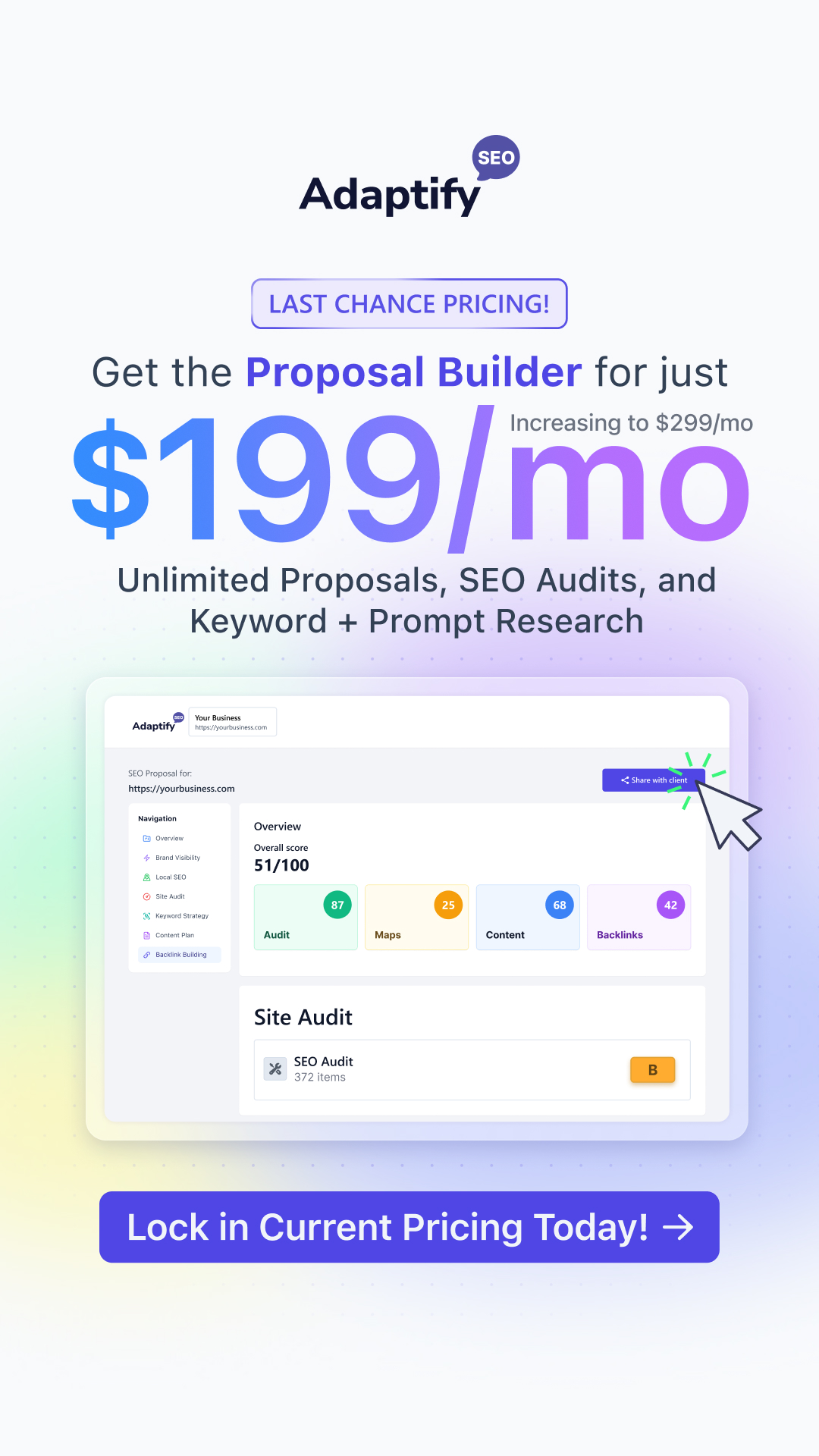 Adaptify Facebook ad