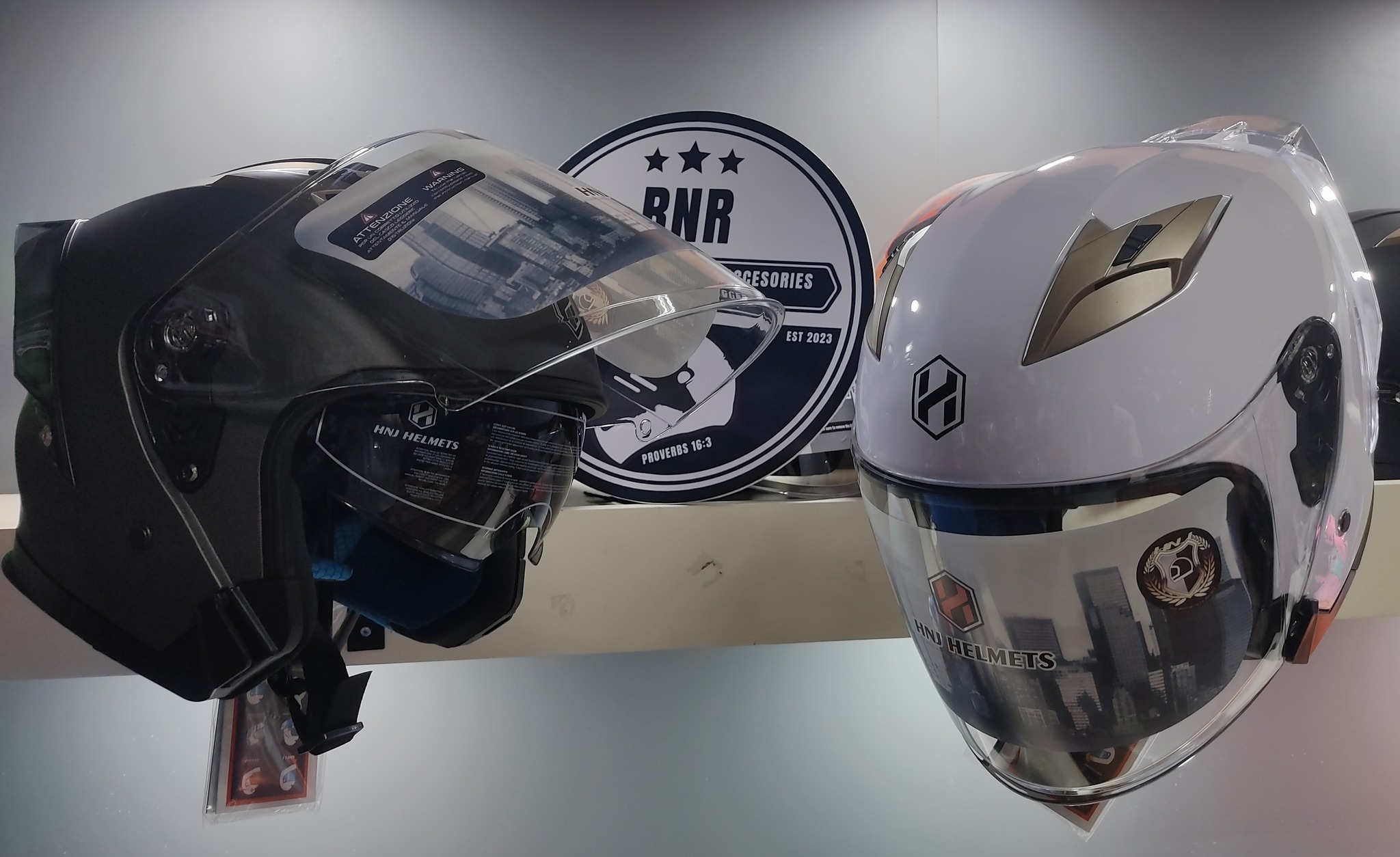 RNR Helmet Shop and Motorcycle Accessories Facebook ad: BLESSED DAY MGA KA RNR Helmet Shop