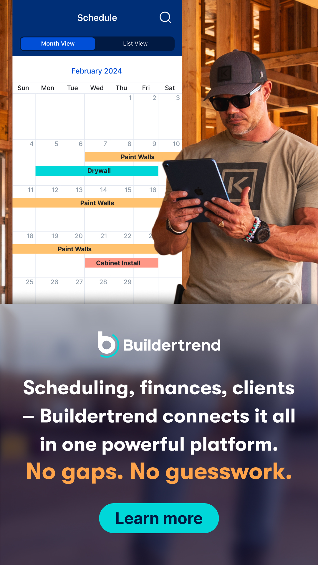 Buildertrend Facebook ad