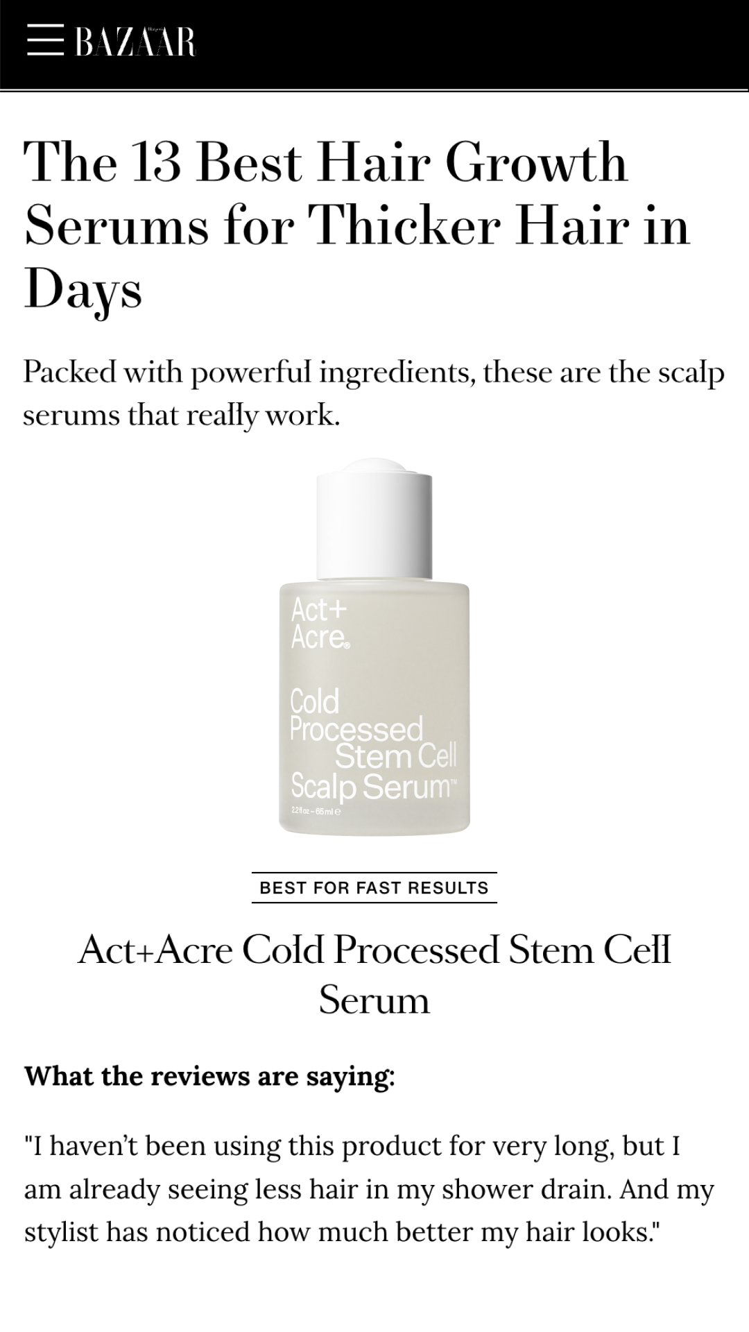 ActandAcre Facebook ad