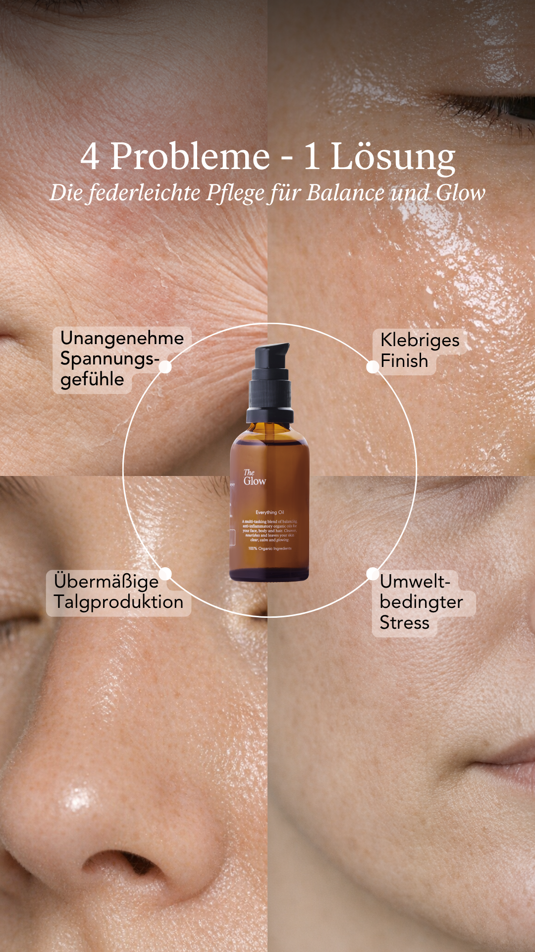 The Glow - Organic Skincare Facebook ad from May 8, 2026