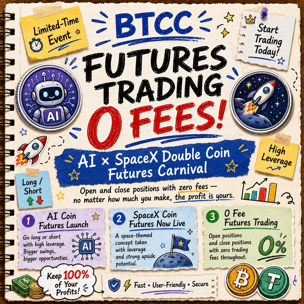 BTCC Exchange Facebook ad: Maximize Your Trading Gains
