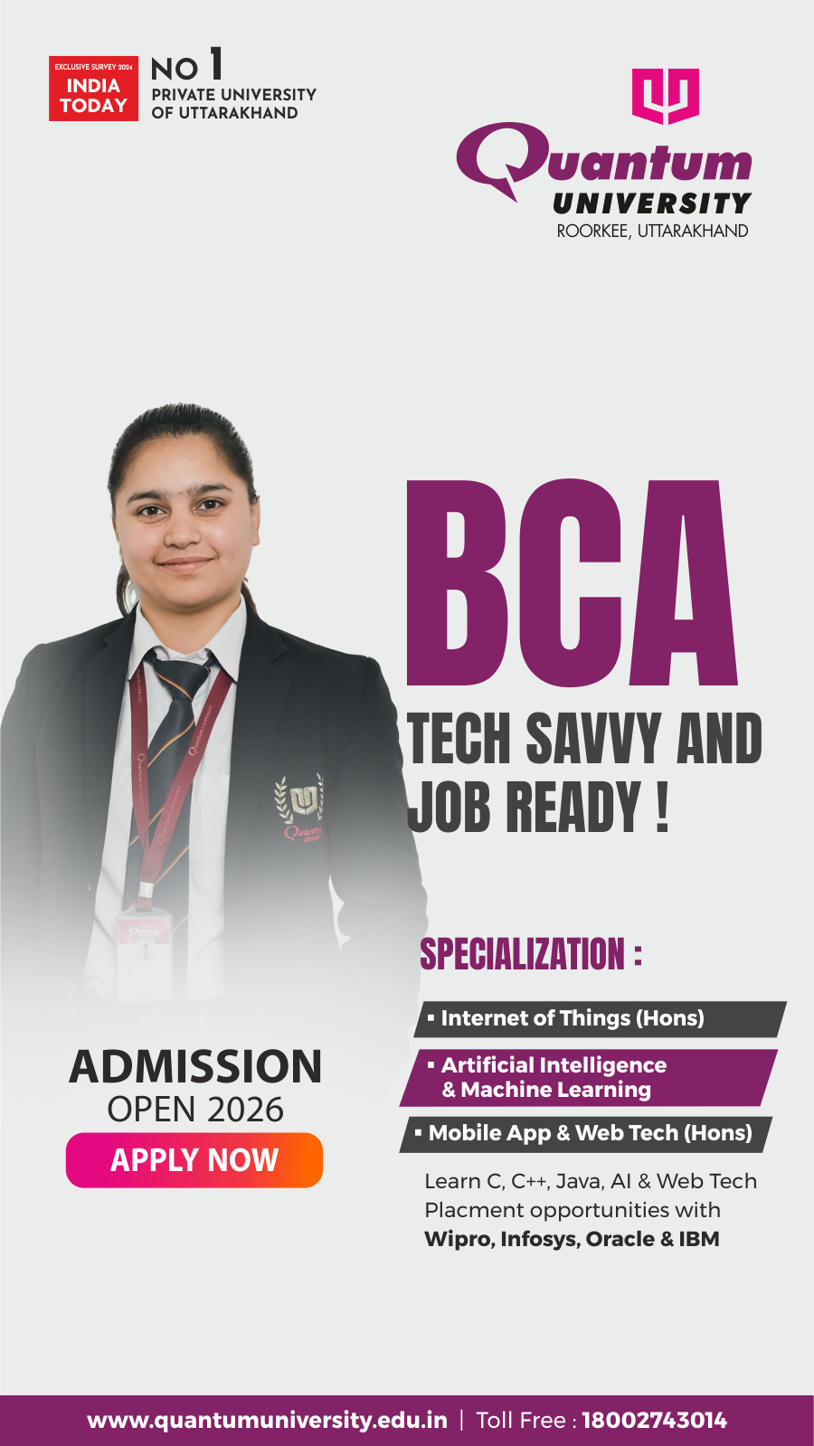 Quantum University India Facebook ad from Jun 19, 2026