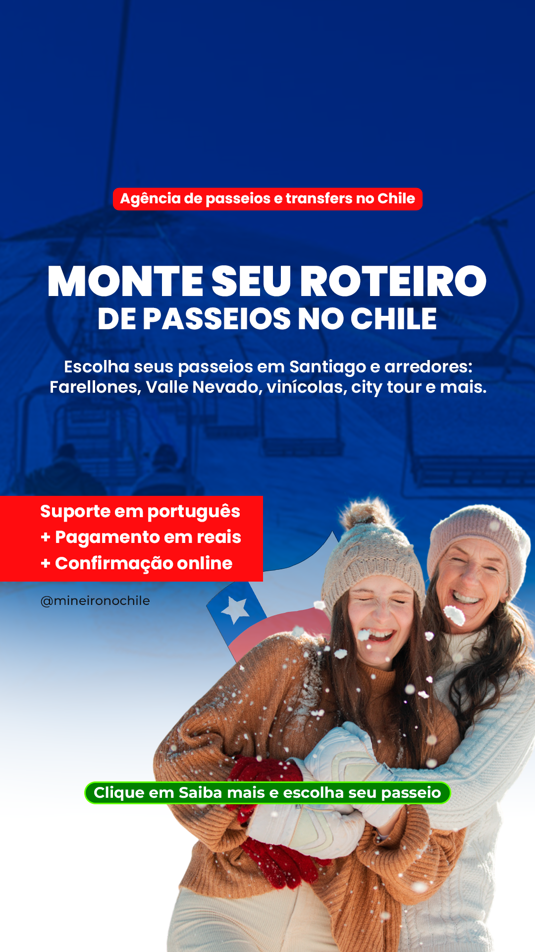 Mineiro no Chile Facebook ad