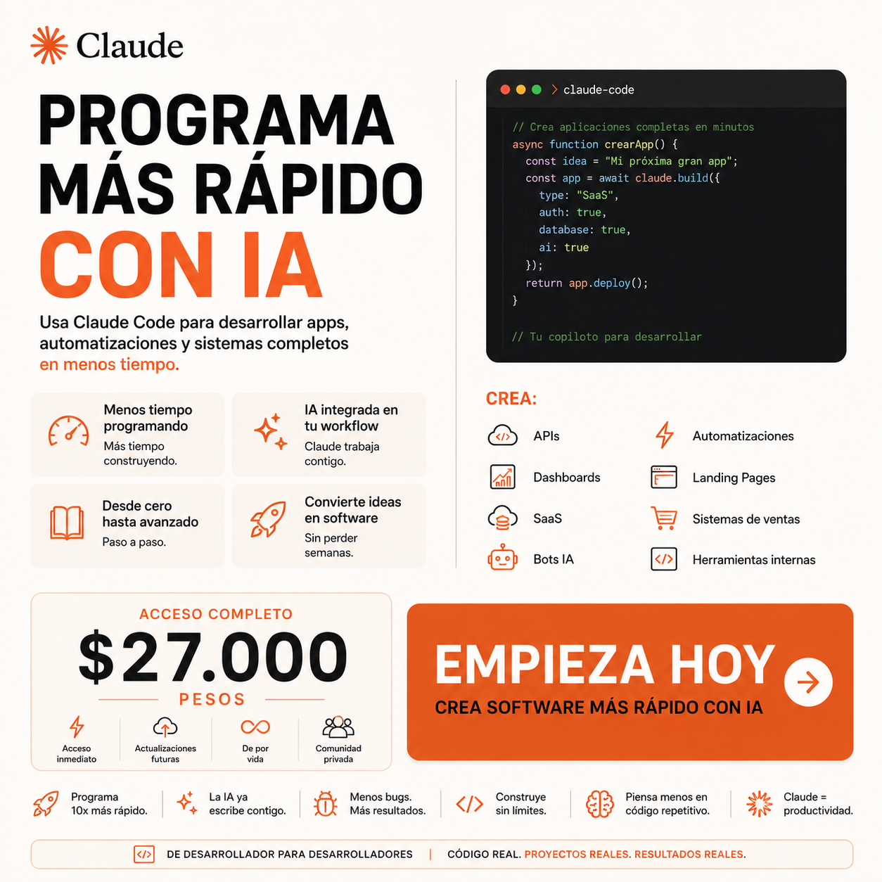 IA Masters Facebook ad: Acceso inmediato