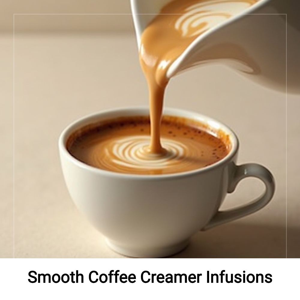 SearchLogik Crux Facebook ad: Smooth Coffee Creamer Infusions!