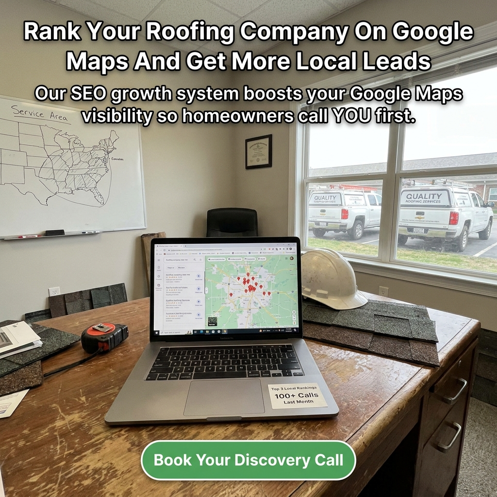 Phoenix AI Partner Facebook ad: Get Found First on Google Maps and Book More Roofing Jobs
