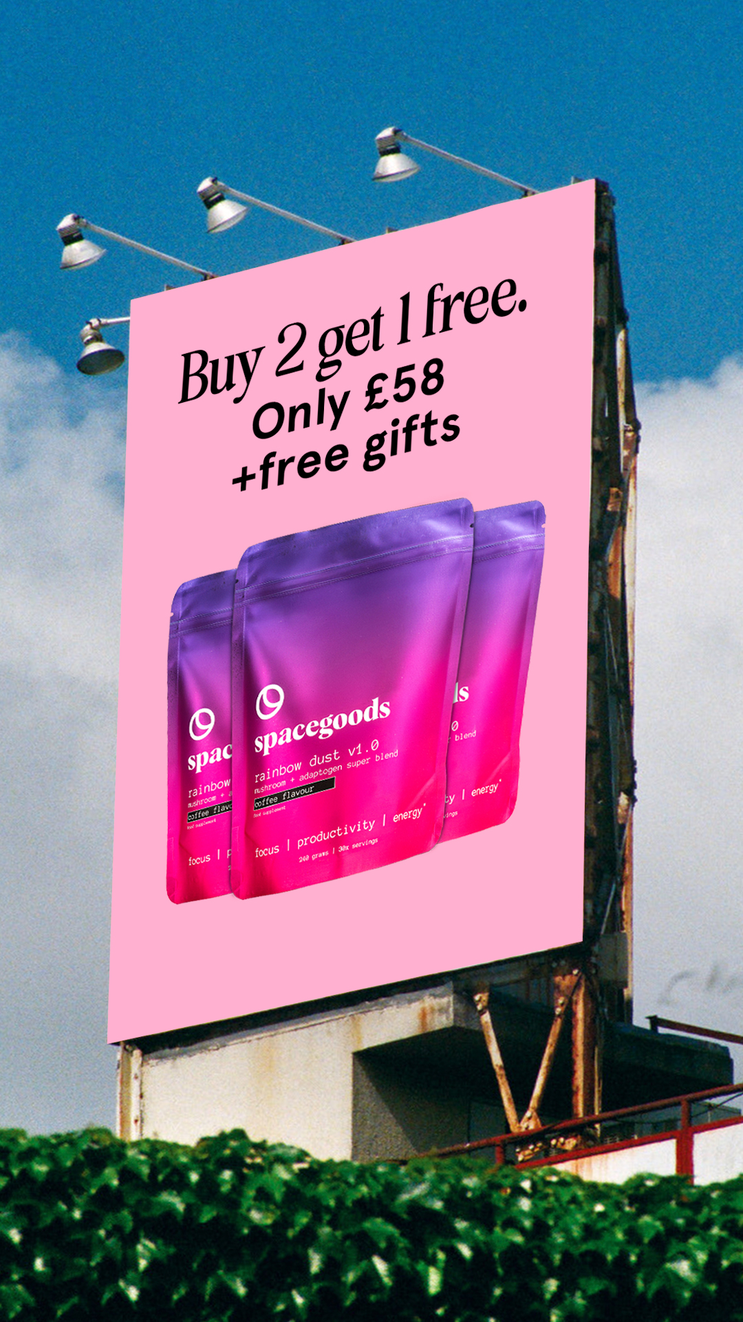Spacegoods Facebook ad