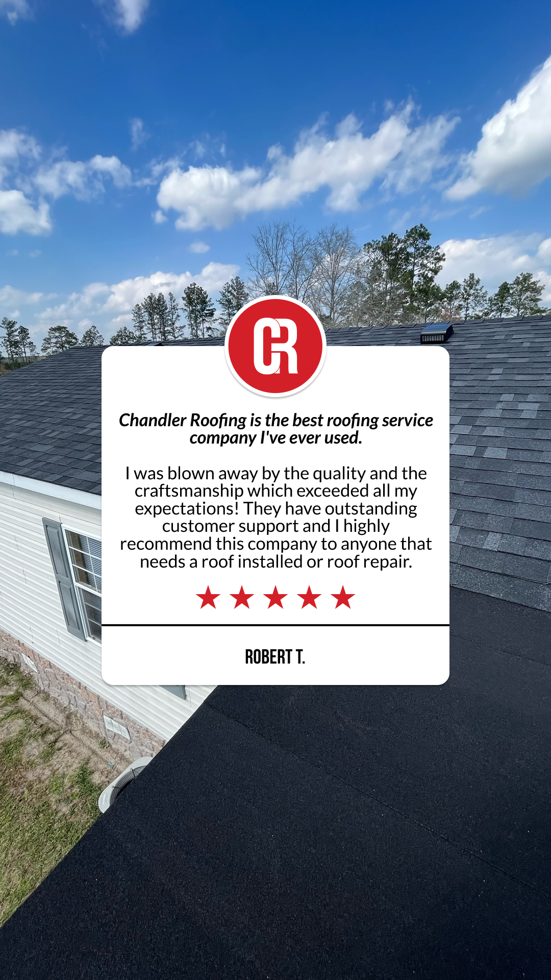 Chandler Roofing Facebook ad