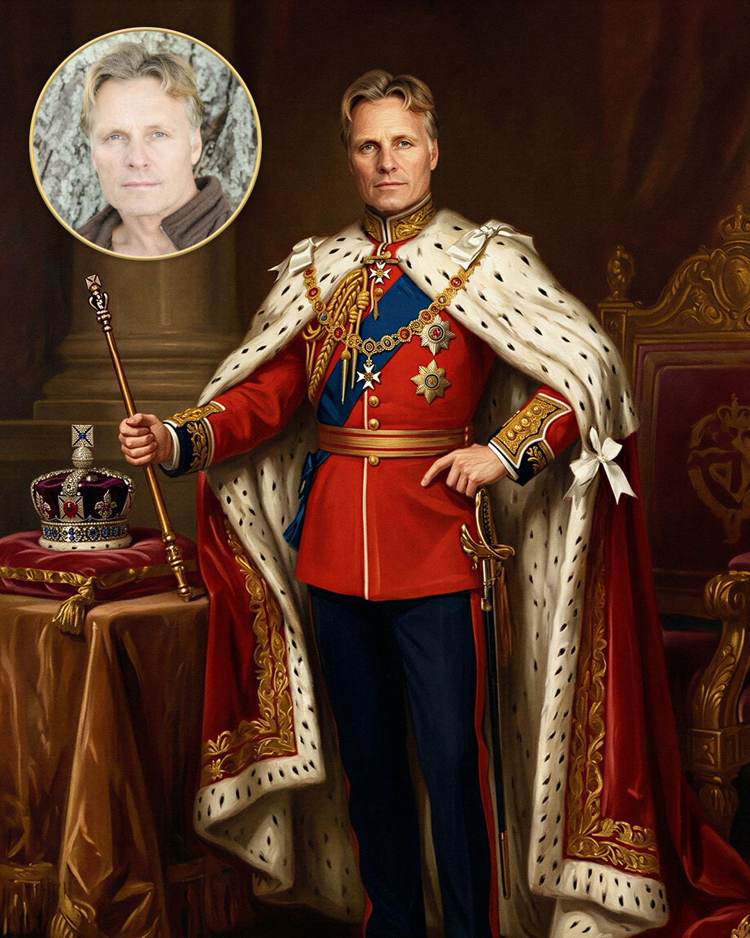Turn Me Royal Facebook ad