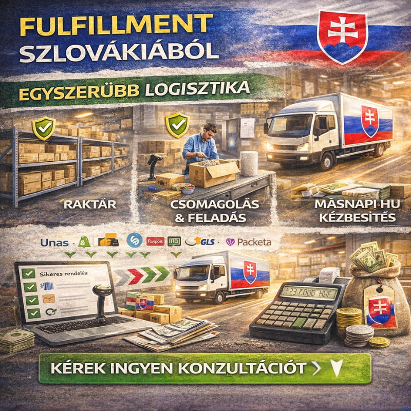 Fullpost - fulfillment szolgáltatás, webshop logisztika Facebook ad from Jun 4, 2026